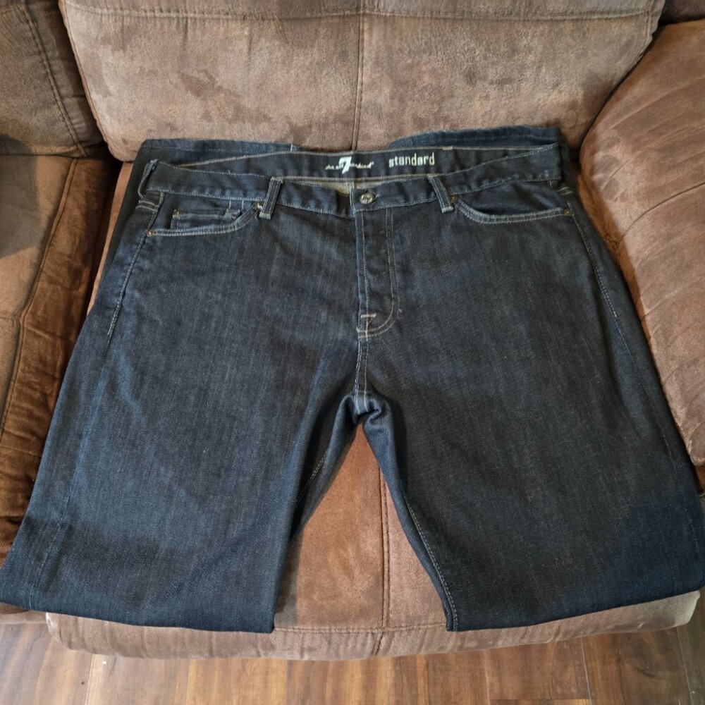 7 For All Mankind Men’s Jeans Standard Straight Blue Size 38x32